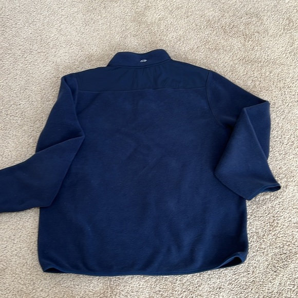 Vineyard vines men’s XL Navy harbor shep shirt pullover snap button fleece. - Picture 8 of 9
